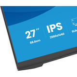 iiyama ProLite XB2793QSU-B1, LED-Monitor 68.5 cm (27 Zoll), schwarz (matt), QHD, IPS, HDMI, DP, USB-Hub, Höhenverstellung