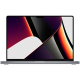 Apple MacBook Pro (16") 2021 CTO, Notebook grau, M1 Max 24-Core GPU, macOS Ventura, Deutsch, 120 Hz Display, 512 GB SSD