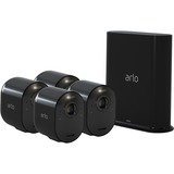 Arlo Ultra 2 Spotlight, Überwachungskamera schwarz, 4er Set