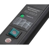 Brennenstuhl Premium-Line Steckdosenleiste 5-fach schwarz, 3 Meter, 60.000A Überspannungsschutz, 1 Main- und 4 Follow-Steckdosen