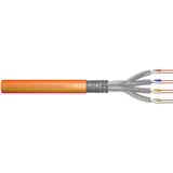 Digitus Professional Cat.7 S/FTP Verlegekabel simplex, Cca orange, 1.000 Meter Trommel