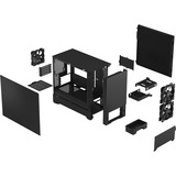 Fractal Design Pop Mini Silent Black Solid, Tower-Gehäuse schwarz