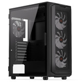  Krux Orona, Tower-Gehäuse schwarz, Tempered Glass