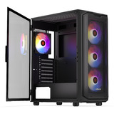  Krux Orona, Tower-Gehäuse schwarz, Tempered Glass