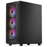  Krux Orona, Tower-Gehäuse schwarz, Tempered Glass