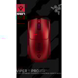 Razer Viper V3 Pro - Sentinels Edition, Gaming-Maus dunkelrot/schwarz