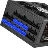 SilverStone SST-ST1100-TI v2.0 1100W, PC-Netzteil schwarz, 8x PCIe, Kabel-Management, 1100 Watt