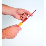 Wiha Schraubendreher mit Bithalter electric slimVario rot/gelb, 9-teilig, mit slimBits und Stubby