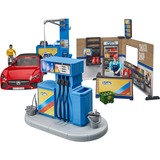 bruder bworld Tankstelle mit Waschplatz, Spielfigur 