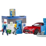 bruder bworld Tankstelle mit Waschplatz, Spielfigur 