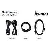iiyama G-Master G2741QSU-B1 Black Hawk, Gaming-Monitor 68.6 cm (27 Zoll), schwarz (matt), QHD, IPS, HDMI, DP, G-Sync komp., USB-Hub, 144Hz Panel