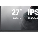 iiyama G-Master G2741QSU-B1 Black Hawk, Gaming-Monitor 68.6 cm (27 Zoll), schwarz (matt), QHD, IPS, HDMI, DP, G-Sync komp., USB-Hub, 144Hz Panel