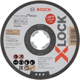 Bosch PRO Stainless Steel and Metal X-LOCK Trennscheibe, Ø 125mm Bohrung 22,23mm, WA 60 T BF, gerade