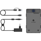 ICY BOX IB-388-CU3, Laufwerksgehäuse schwarz, Festplattengehäuse für 2,5"/3,5" SATA SSD/HDD