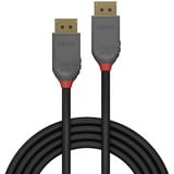 Lindy DisplayPort 1.4 Kabel, Anthra Line schwarz, 3 Meter