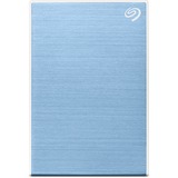 Seagate One Touch mit Kennwort 2 TB, Externe Festplatte hellblau, Micro-USB-B 3.2 Gen 1 (5 Gbit/s)