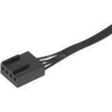 SilverStone SilvStone SST-AS120B, Gehäuselüfter schwarz/transparent, 120 mm