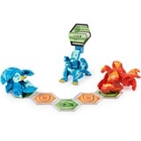 Spin Master Bakugan Evolutions Starter-Pack mit 3 Bakugan, Geschicklichkeitsspiel mit Ultra Aquos Howlkor, Basic Pyrus Pegatrix, Basic Aquos Colossus