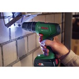 Bosch Akku-Schlagbohrschrauber EasyImpact 18V-40 grün/schwarz, ohne Akku und Ladegerät, POWER FOR ALL ALLIANCE