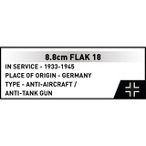COBI 8.8 cm Flak 18, Konstruktionsspielzeug 