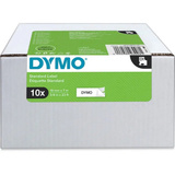 Dymo D1 ORIGINAL Schriftband VORTEILSPACK, schwarz auf weiß, 19mm x 7m 10 Stück, Art.-Nr. 2093098