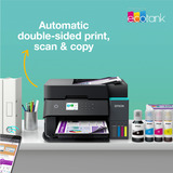 Epson EcoTank ET-3950, Multifunktionsdrucker schwarz, Scan, Kopie, USB, LAN, WLAN, Duplex (Druck)
