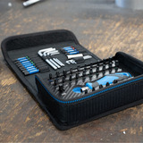 GEDORE Bit-Kit 47-tlg (TC 666-H-047), Bit-Satz in Textiltasche - 1/4", mit Bit-Schraubendreher