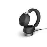 Jabra Evolve2 85, Headset schwarz, Stereo, Microsoft Teams, USB-A, DeskStand