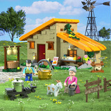 Lumibricks Bauernhof-Käsehaus, Konstruktionsspielzeug 