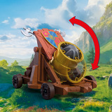 PLAYMOBIL 72115 Knights Schusswaffe Löwenritter, Konstruktionsspielzeug 