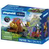 PLAYMOBIL 72115 Knights Schusswaffe Löwenritter, Konstruktionsspielzeug 