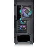 Thermaltake S250 ARGB , Tower-Gehäuse schwarz, Tempered Glass