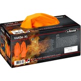 VIGOR Nitrilhandschuhe Gr.L 100Stück orange, Größe L