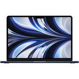 Apple MacBook Air 34,5 cm (13,6"), Notebook schwarz, 16 GB, 256 GB (256 GB SSD), M2, 8-Core GPU, macOS, Deutsch