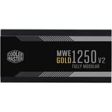 Cooler Master MWE 1250 V2 Black, PC-Netzteil schwarz, 1x 12-Pin High Power GPU, 3x PCIe, Kabelmanagement, 1250 Watt