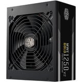 Cooler Master MWE 1250 V2 Black, PC-Netzteil schwarz, 1x 12-Pin High Power GPU, 3x PCIe, Kabelmanagement, 1250 Watt