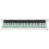 Digitus CAT 3 ISDN Patchpanel, ungeschirmt, 50 Port grau, 1 HE