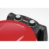 G3 Ferrari Delizia Pizzaofen G10006 rot/schwarz, 1.200 Watt, für Pizza Ø 31cm