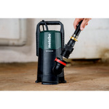 Metabo SP 180-35 SI (601796000) Schmutzwasser-Tauchpumpe, Tauch- / Druckpumpe schwarz/grün, 600 Watt