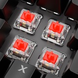 Sharkoon SKILLER SGK20, Gaming-Tastatur schwarz, DE-Layout, Huano Red