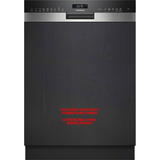 Siemens SN55ES12CE iQ500, Spülmaschine edelstahl (gebürstet)/schwarz, 60 cm, Home Connect