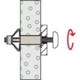 fischer Profizange HM Z 1 rot/schwarz, für Hohlraum-Metalldübel HM