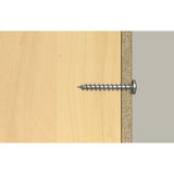 fischer Spanplattenschraube PowerFast II 5,0x30 Halbrundkopf TX 200 Stück, mit Vollgewinde, Edelstahl A2