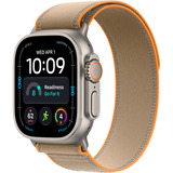 Apple Watch Ultra 4, Smartwatch Titan natur, 49 mm, Trail Loop Sand M/L, Cellular