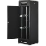 Digitus Netzwerkschrank Unique Serie - 600x600 mm (BxT), IT-Schrank schwarz, 36 Höheneinheiten
