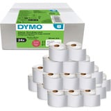 Dymo LabelWriter ORIGINAL Versand-/Namensschild-Etiketten Vorteilspack,  54 x 101 mm 24 Rollen mit je 220 Etiketten