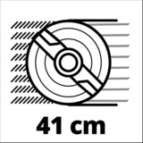 EINHELL Professional Akku-Rasenmäher GE-CM 36/41 Li - Solo, 36Volt (2x18V) rot/schwarz, ohne Akku und Ladegerät
