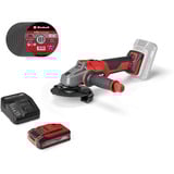 EINHELL Professional Akku-Winkelschleifer AXXIO 18/125, 18Volt rot/schwarz, Li-Ion Plus Akku 4,0Ah
