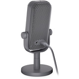 ENDORFY Solum Voice S Alt Gray, Mikrofon dunkelgrau, USB-C, RGB-Beleuchtung