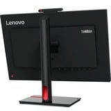 Lenovo ThinkVision T24v-30, LED-Monitor 60.5 cm (23.8 Zoll), schwarz, Full HD, IPS, HDMI, DisplayPort, VGA, Pivot, Webcam